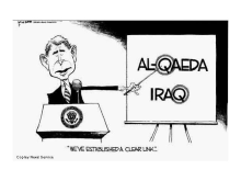 Satire-Poster A clear link (als PDF)